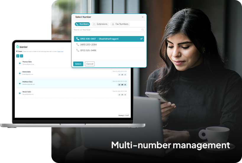 Multi-number management